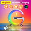 4-in-1 Wireless Charging Station with Speaker, RGB Atmosphere Light & TF Card Support