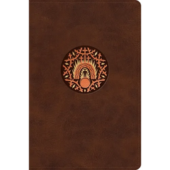 ESV the Biggest Story Holy Bible for Kids (Trutone, Brown, Living Hope Design, Thumb Indexed)