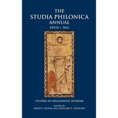 The Studia Philonica Annual XXVIII, 2016: Studies in Hellenistic Judaism