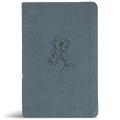 CSB Personal Size Bible, Digital Study Edition, Blue Leathertouch