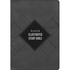 CSB Baker Illustrated Study Bible, Charcoal Leathertouch