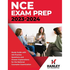 NCE Exam Prep 2023-2024: Study Guide with 410 Practice Questions and Answer Explanations for the National Counselor Examination