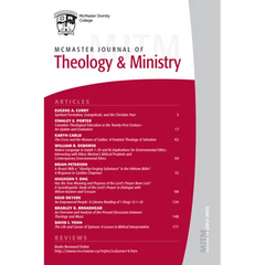 McMaster Journal of Theology and Ministry: Volume 14, 20132014