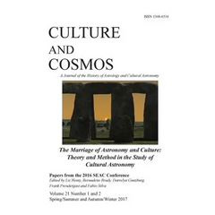 Culture and Cosmos Vol 21 1 and 2: Marriage of Astronomy and Culture: Theory and Method in the Study of Cultural Astronomy