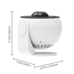 Galaxy Star Projector Night Light – HD Image Disc Planetarium with Bluetooth & Remote