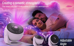 Galaxy Star Projector Night Light – HD Image Disc Planetarium with Bluetooth & Remote