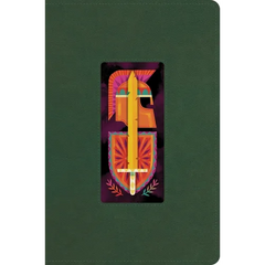 ESV the Biggest Story Holy Bible for Kids (Trutone, Dark Green, Armor Design)