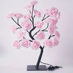 Rose Tree Lamp – DIY Fairy Light Branch for Bedroom & Wedding Décor
