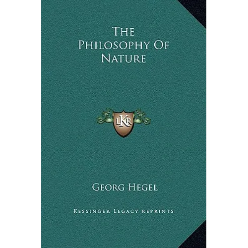 The Philosophy of Nature