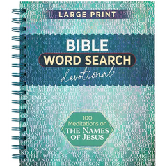 100 Meditations on the Names of Jesus: Bible Word Search Devotional