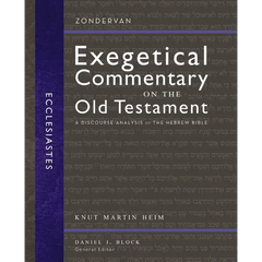 Ecclesiastes: A Discourse Analysis of the Hebrew Bible 17
