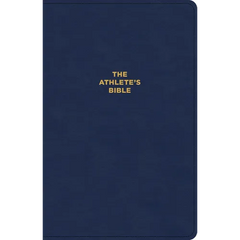 CSB Athlete's Bible, Revised and Updated, Optimal Type, Navy Leathertouch: Devotional Bible for Athletes