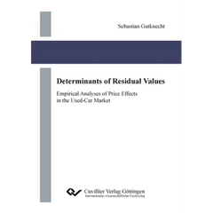 Determinants of Residual Values. Empirical Analyses of Price Effects in the Used-Car Market