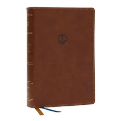 Enduring Word Study Bible: Pastoral Commentary from Every Chapter of the Bible (Nkjv, Brown Leathersoft, Red Letter, Comfort Print)