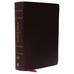 The King James Study Bible, Bonded Leather, Burgundy, Indexed, Full-Color Edition