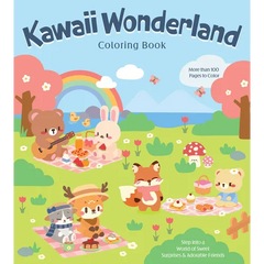 Kawaii Wonderland Coloring Book: Step Into a World of Sweet Surprises & Adorable Friends
