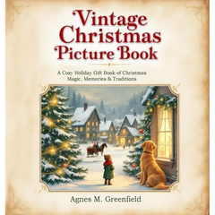 Vintage Christmas Picture Book: A Cozy Holiday Gift Book of Christmas Magic, Memories &: Old-Fashioned Christmas Picture Book for Anyone Who Believes
