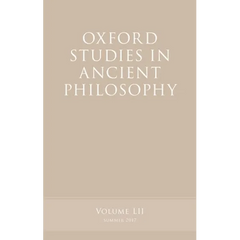 Oxford Studies in Ancient Philosophy, Volume 52