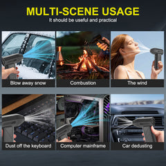 High-Power Electric Air Duster Turbo Blower for Car & Home Cleaning