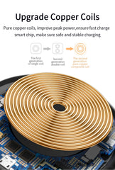 Essager 15W Fast Qi Wireless Charger – Compatible with iPhone, AirPods & Androids