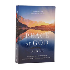 Peace of God Bible: Discover and Experience God's Shalom Throughout the Bible (Nkjv, Softcover, Red Letter, Comfort Print)