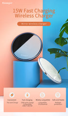 Essager 15W Fast Qi Wireless Charger – Compatible with iPhone, AirPods & Androids