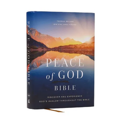 Peace of God Bible: Discover and Experience God's Shalom Throughout the Bible (Nkjv, Hardcover, Red Letter, Comfort Print)