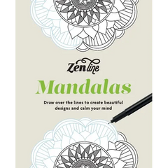 Zenline Mandalas: Draw Over the Lines to Create Beautiful Designs and Calm Your Mind
