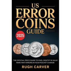 Us Error Coins Guide 2025 (Mint Masters): The Official Price Guide to Find, Identify, and Value Rare Mint Errors in Your Pocket Change