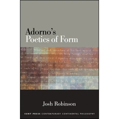 Adorno's Poetics of Form