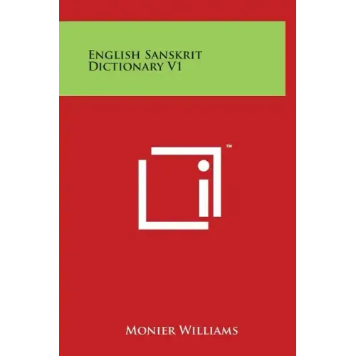 English Sanskrit Dictionary V1