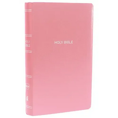 NKJV, Gift and Award Bible, Leather-Look, Pink, Red Letter Edition
