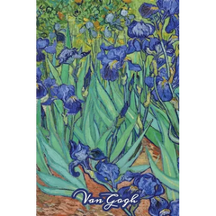 Irises Van Gogh Note Book: Hardcover Journal Notebook Diary with Dot Grid, Lined, Blank Vintage Paper for Writing Drawing Journaling