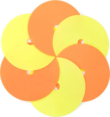 10-Piece Sports Training Flat Cones – Portable Speed & Agility Marker Discs