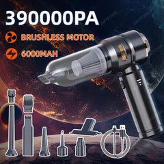Portable Wireless Car Vacuum & Air Duster for Home and Auto Cleaning