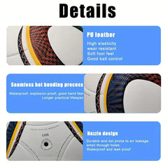 High-Quality Size 5 PU Soccer Ball for Outdoor Match & Team Training