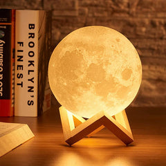 Moon Galaxy LED Book Light – Night Lamp for Children’s Bedroom & Gifts