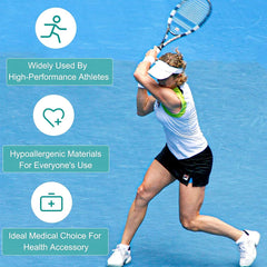 Athletic Sports Tape (4 Rolls) – Very Strong Support, Clean Removal, Ideal for Athletes & Trainers