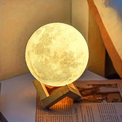 LED Moon Night Light – Warm Glow Galaxy Lamp for Bedroom Décor
