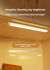 Wireless Rechargeable LED Motion Sensor Cabinet Light for Closet Kitchen