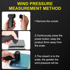 High-Power Electric Air Duster Turbo Blower for Car & Home Cleaning