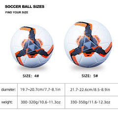 Wear-Resistant Soft Soccer Ball for Training & Competition (Size 4/5)