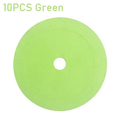 10-Piece Sports Training Flat Cones – Portable Speed & Agility Marker Discs