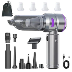Portable Wireless Car Vacuum & Air Duster for Home and Auto Cleaning