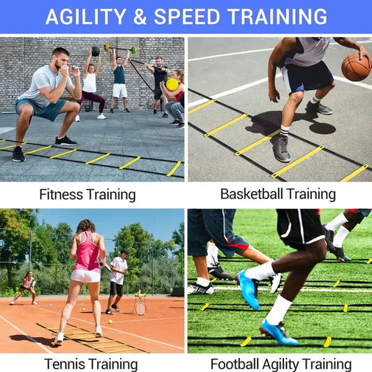 Portable Agility Ladder for Speed Training, Flexibility & Sports Performance