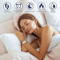 Digital Alarm Watch Bracelet with Vibration Alert for Quiet Wake-Up