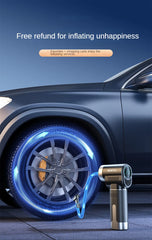 EAFC Mini 12V Car Air Compressor, 150 PSI Digital Tire Inflator