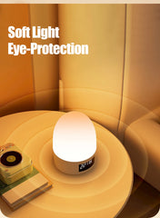 Rechargeable Touch Night Light, 3-Color LED Bedside Lamp for Kids Room