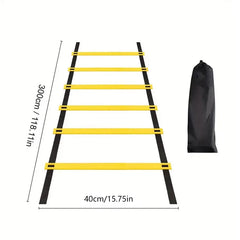 Portable Agility Ladder for Speed Training, Flexibility & Sports Performance