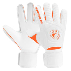 Soccer Goalie Gloves with Finger Protection, Non-Slip Latex Grip (Size 5/6/7/8/9/10 )